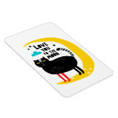 月の上の猫 マグネット (右側)