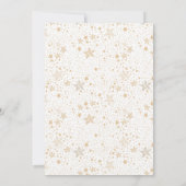 月の上の赤んお洒落坊シャワー招待状 招待状 (裏面)