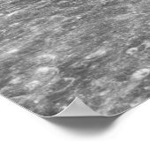 月の上を昇る惑星の地球 ポスター (角)