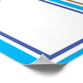 月の上位の学生の教室の写真ディスプレイp ポスター (角)