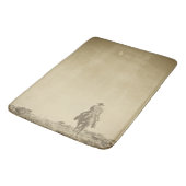 月の上昇の乗車のバス・マット バスマット (アングル)