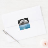 月の上海 スクエアシール (封筒)