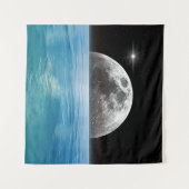 月の上海 タペストリー (正面(横))