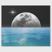 月の上海 ラッピングペーパー (フラット)