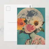 月の下で咲く謎 ポストカード (正面/裏面)