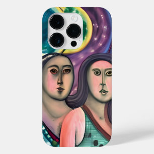 月の下の二人の女性 Case-Mate iPhone 14 PROケース