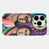 月の下の二人の女性 Case-Mate iPhoneケース (裏面 (横))