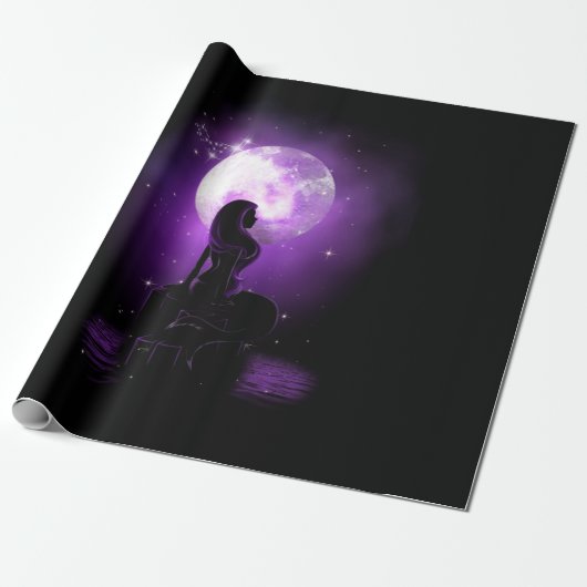 月の下の人魚 ラッピングペーパー (アンロールド)