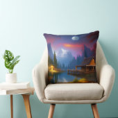 月の下の入り江のキャビン クッション (椅子)