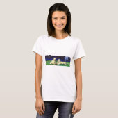 月の下の2つのwheatens tシャツ (正面フル)