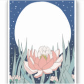 月の下 シール (正面)