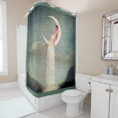 月の中の女性 シャワーカーテン (インサイチュ)