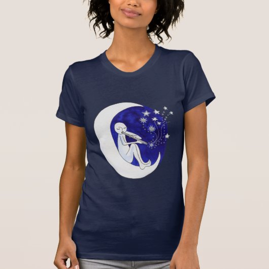 月の中の少年 Tシャツ (正面)