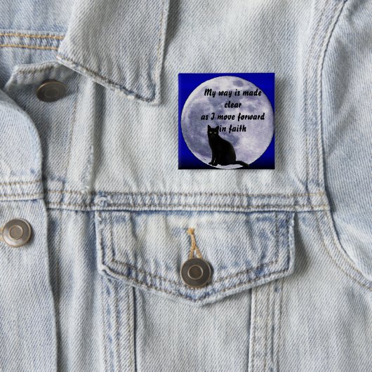 月の中の猫 缶バッジ (インサイチュ)