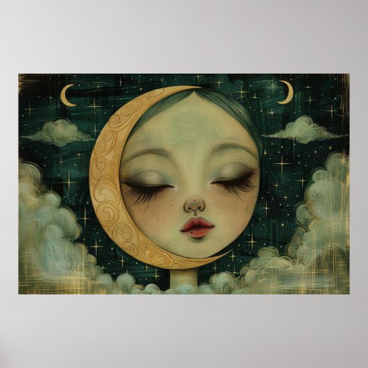 月の中の甘い少女 ポスター (正面)