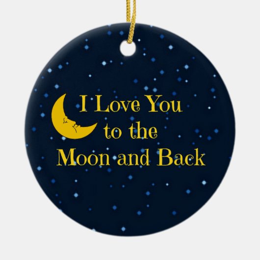 『月の中の男』 セラミックオーナメント (正面)