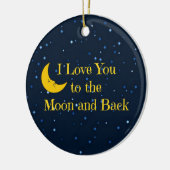 『月の中の男』 セラミックオーナメント (左)