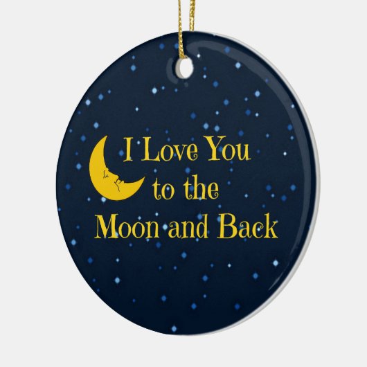 『月の中の男』 セラミックオーナメント (左)