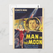 月の中の男 ポストカード (正面/裏面)