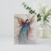 『月の乙女』フェアリー・アートbyワーウィック・ゴーブル ポストカード (スタンド正面)