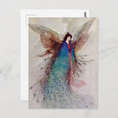 『月の乙女』フェアリー・アートbyワーウィック・ゴーブル ポストカード (正面/裏面)
