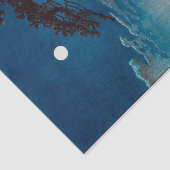 月の二宮海岸,川瀬巴水ムーンin二宮ビーチ,河瀬蓮井 薄葉紙 (詳細)