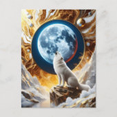 月の交響曲:ウルフセレナーデ ポストカード (正面)