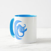 月の人魚のマグ マグカップ (正面左)