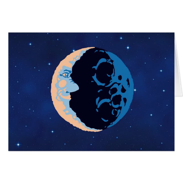 月の人 (正面横)