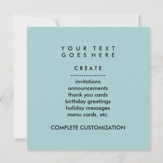 月の人 招待状 (裏面)