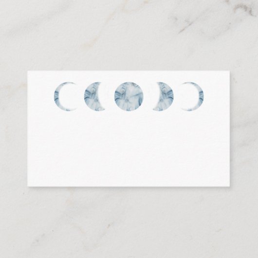 月の位相の極小天結婚星登録 エンクロージャーカード (裏面)