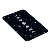 月の位相フレキシブルフォトマグネット マグネット (右側)