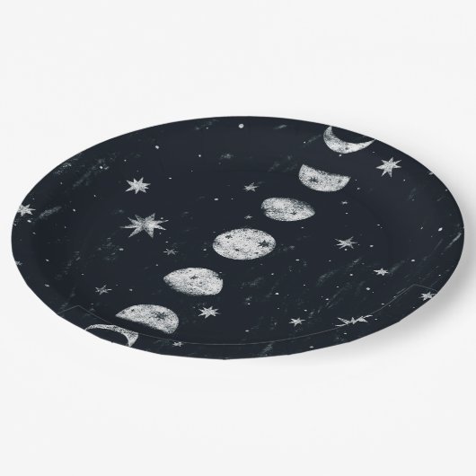 月の位相 ペーパープレート (アングル)