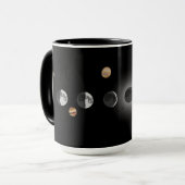 月の位相 マグカップ (正面左)