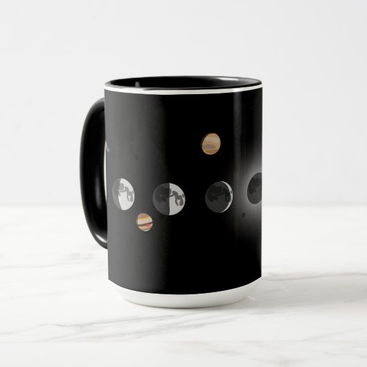 月の位相 マグカップ (正面左)