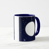 月の位相 マグカップ (正面右)