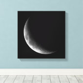月の位相、三日月。写真5/5 キャンバスプリント (インサイチュ (ウッドフロア))