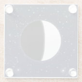 月の位相、3/6 ガラスコースター (裏面)