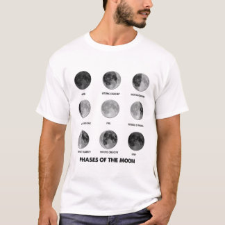 月の位相 Tシャツ