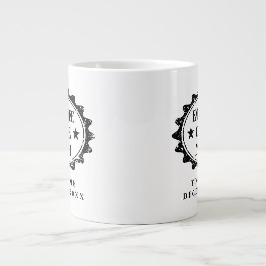 月の余分な大きなコーヒーマグギフトの従業員 ジャンボコーヒーマグカップ (正面)