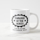 月の余分な大きなコーヒーマグギフトの従業員 ジャンボコーヒーマグカップ (右)