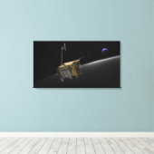 月の偵察オルビのアーティストコンセプト4 キャンバスプリント (インサイチュ (ウッドフロア))