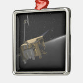 月の偵察オルビのアーティストコンセプト4 メタルオーナメント (左)