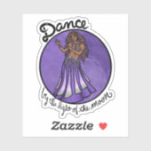 月の光で踊る シール (シート)