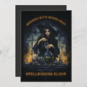 月の光で醸された魔女 招待状 (正面/裏面)