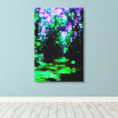 月の光によって道が明らかになる キャンバスプリント (インサイチュ (ウッドフロア))