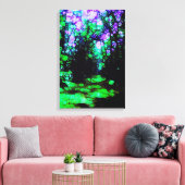 月の光によって道が明らかになる キャンバスプリント (インサイチュ (リビング))