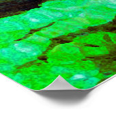 月の光によって道が明らかになる ポスター (角)