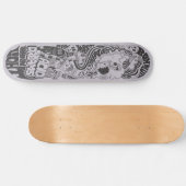 月の光に宿る酸性の夢 スケートボード (横)