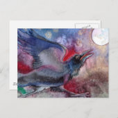 月の光に照らされて踊った ポストカード (正面/裏面)